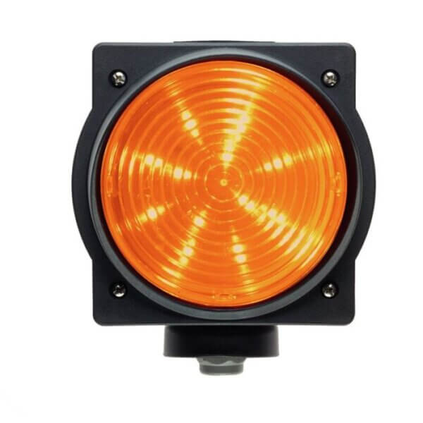 LED-Ampel 230 V Gelb mit Leuchtmittel E14, ohne Kabel, 5,5 W, IP65